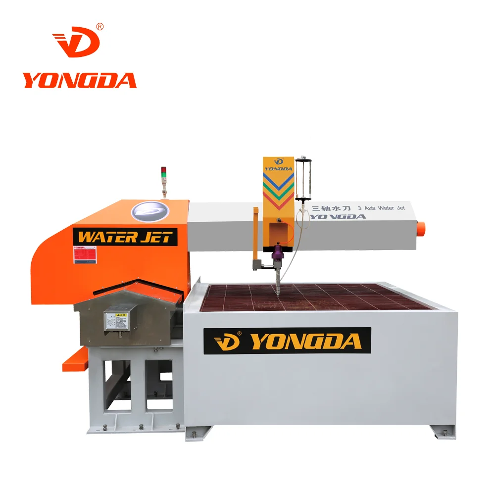YONGDA YD-3020 3 AXIS CNC STONE CUTTING MACHINE 3 AXIS WATERJET CUTTING MACHINE FOR STONE ADN GRANITE