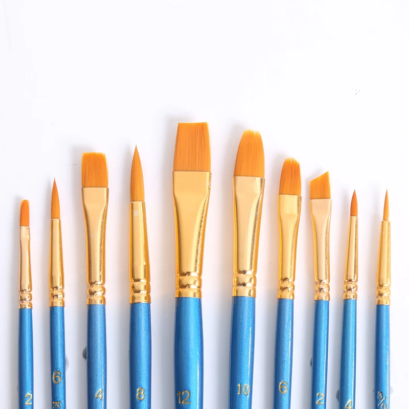 BOMEIJIA 10 шт. A0633 ChinaProfessional художественные принадлежности желание горячая Распродажа Искусство Кисть для рисования, ручка комплект