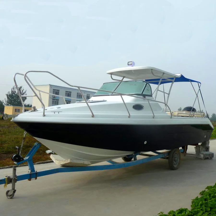 
WATERWISH QD 25 Cabin Fiberglass Boat Hull for Sale 