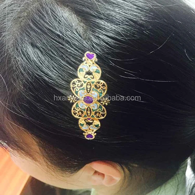 Beauty sticker temporary gold and silver metallic hair tattoo sticker custom tattoo