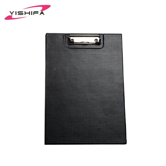 Custom A4 plastic manila file folder with clip
