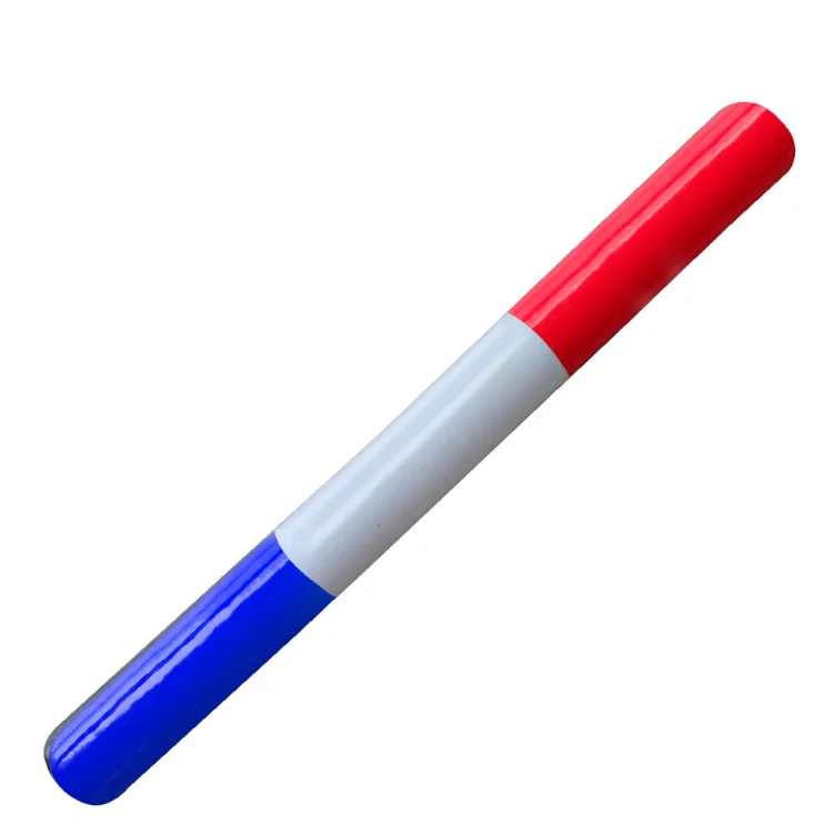 Battery operated rubber led foam flashing light concert stick