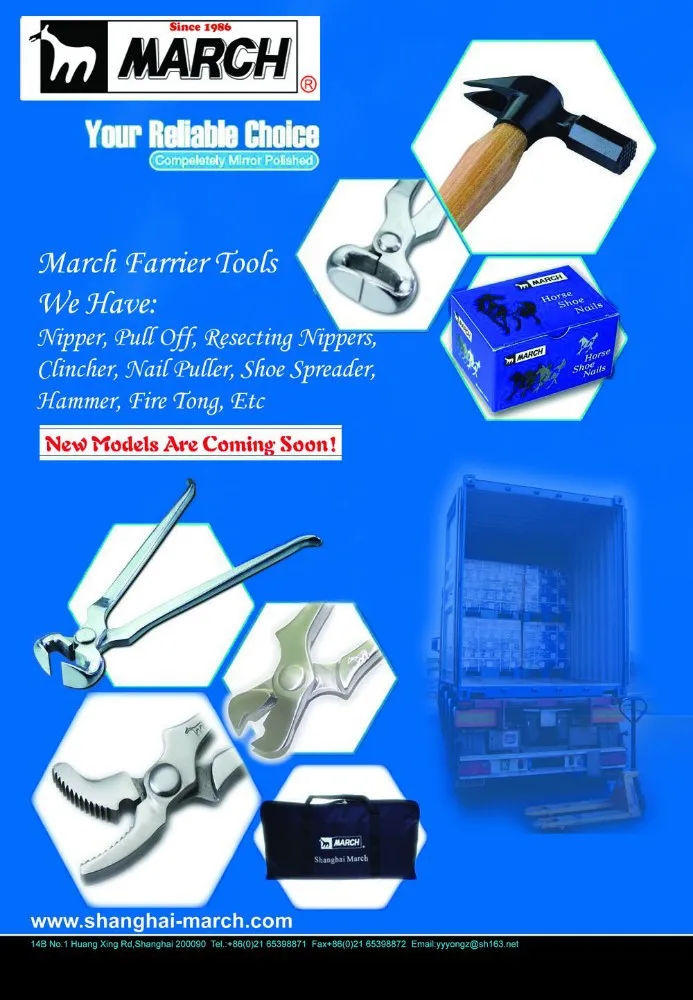 March Farrier tools high Quality factory price nc tool farrier trailer