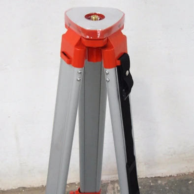 light duty flat head aluminum surveying tripod