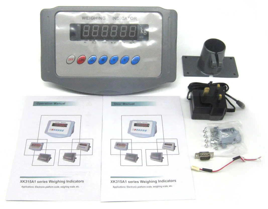 RS232 4-20mA counting scale digital weight indicator with battery