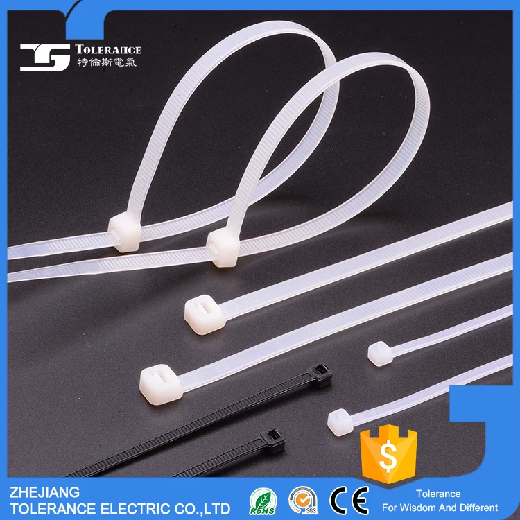 Горячие продажи термостойкие Rohs самоблокирующиеся nylon cable tie, velcro cable tie, nylon cable tie
