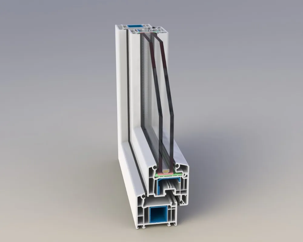 Завод Rocky, алюминиевая рама, закаленное Двухслойное стекло, окно и дверь