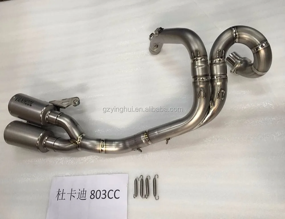 Высококачественная выхлопная труба AK для мотоцикла для скремблера 803cc, профессиональный универсальный выхлопной глушитель