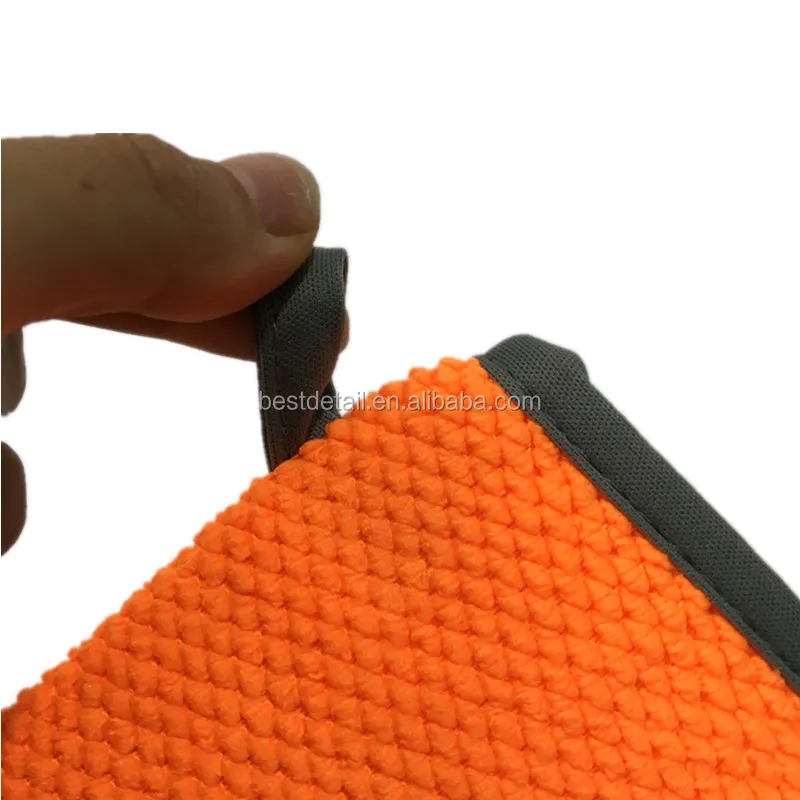 14 x 20 cm New Upgrade Version Car Care Orange Surface Paint Cleansing Wash Microfiber Auto Detailing Car Clay Mitt in box