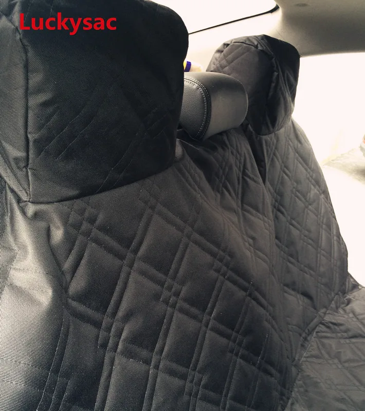 Водонепроницаемый высокое качество автомобиля pet задняя крышка сиденья для товары собак с подголовниками