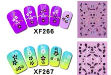 2016 Nails Manicure Nail Sticker 2 Sheet Wholesale Stickers Xf 3d Nail Polish An Optional Companion