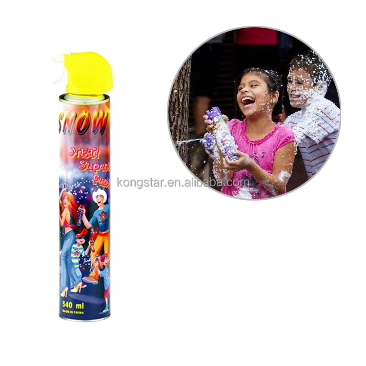 Carnival festival foam snow spray, carnival foam snow 500ml