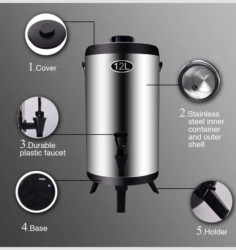 
Commercial Thermos Bucket with 10L 12L 13L 18L 