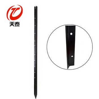 1.86kg/m New Zealand black steel Y fence post