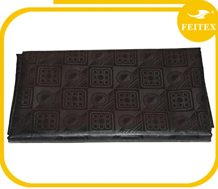 China Supplier Black Color Polyester Bazin Abaya African Different Types Of Cloth Material Fabric For Sale