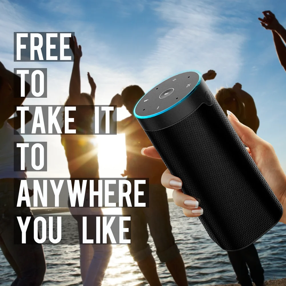 ACEMAX HF30 Alexa BT Smart Speaker XL-V A Multi-Room Audio Speaker with WiFi Compatibility for Streaming Music