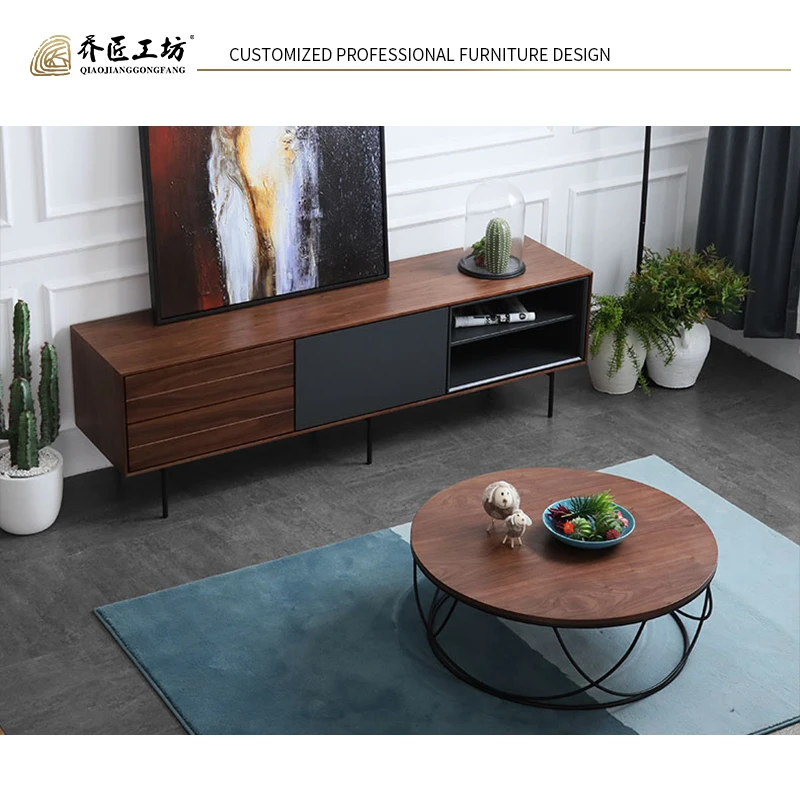 Customized Living Room Wood Tv Cabinet Simple Mdf Tv Cabinet