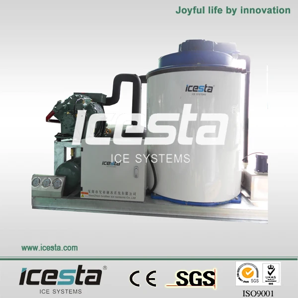 icesta новый продукт чешуйчатого льда машины 5t в день с се