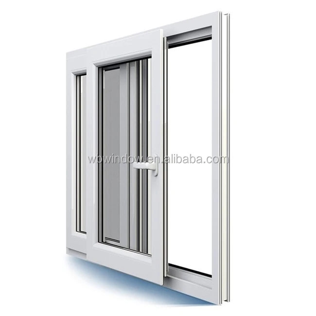 Anti-UV protection PVC sliding window cheap price sliding window