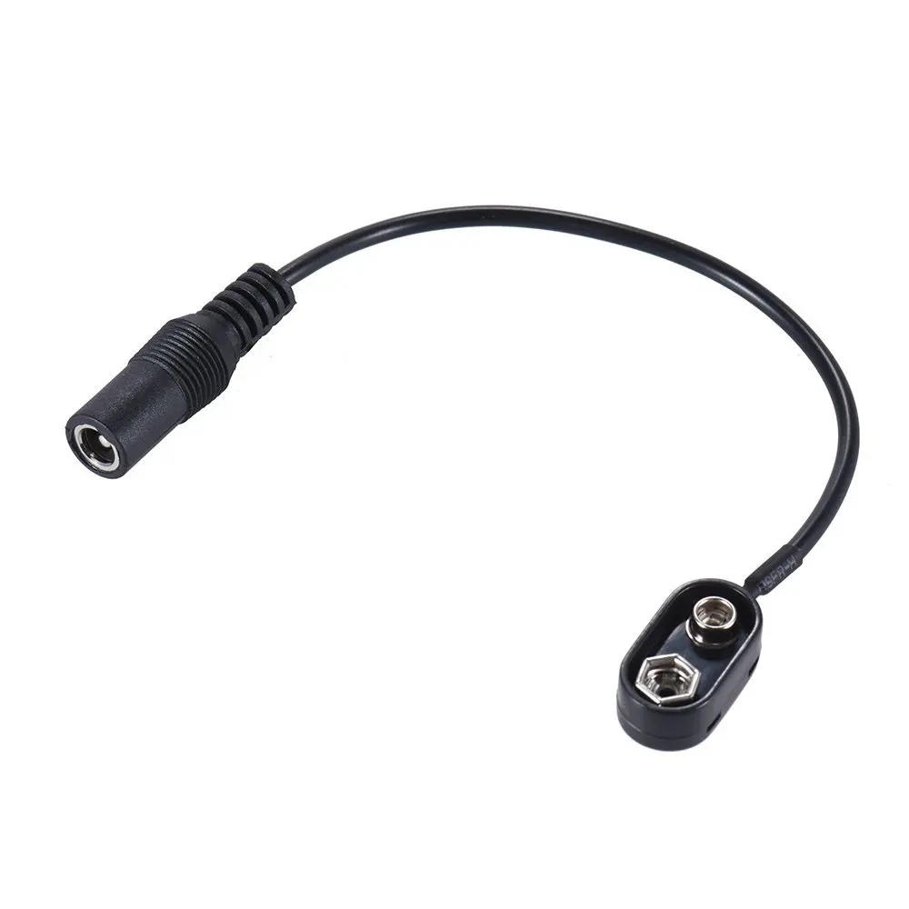 9v 6F22 / 6LR61 I type T type Battery Snap with 5.5*2.1mm DC Male Plug or Female Plug