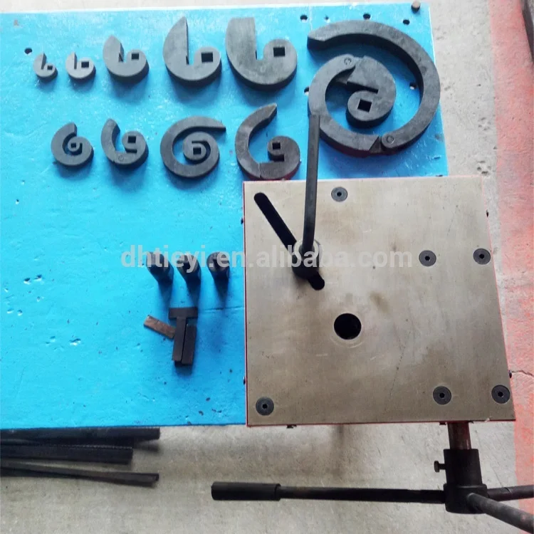 DH-SW.A Manual Metal Craft Bending Machine Wrought Iron Scroll Bender Hand Tools