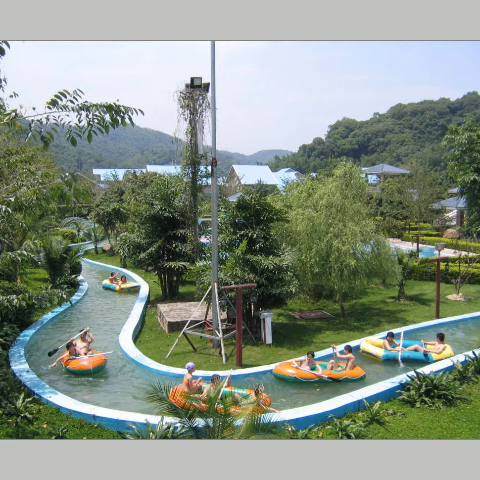 Artificial family lazy river for water park equipment