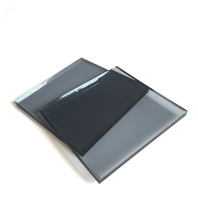 6mm Black Euro Grey Reflective Tempered Glass 6 mm Reflex Tempered Glass Price