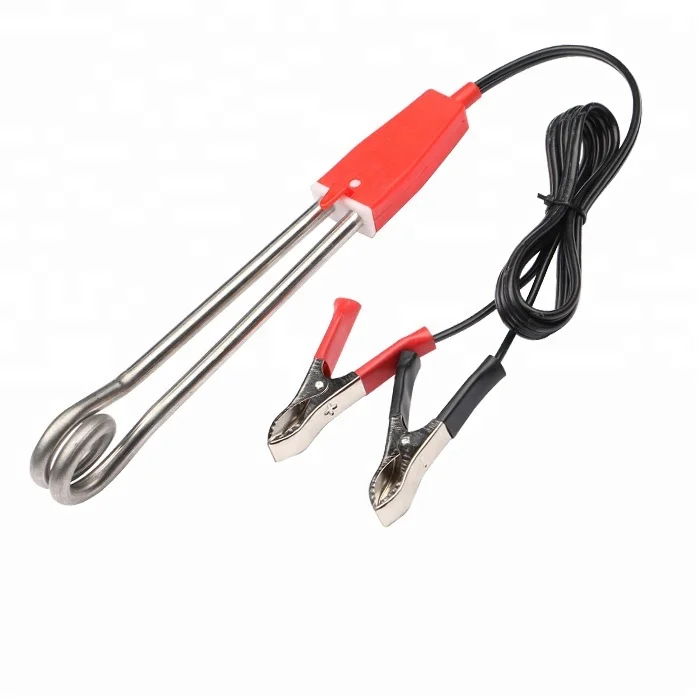 Электрический погружной водонагреватель постоянного тока 12 В 24 В с питанием от батареи