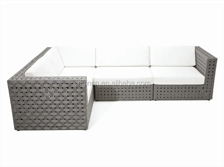 Современный диван для ожидания из широкого ротанга с ажурным дизайном и кофейным столиком, набор мебели для отеля