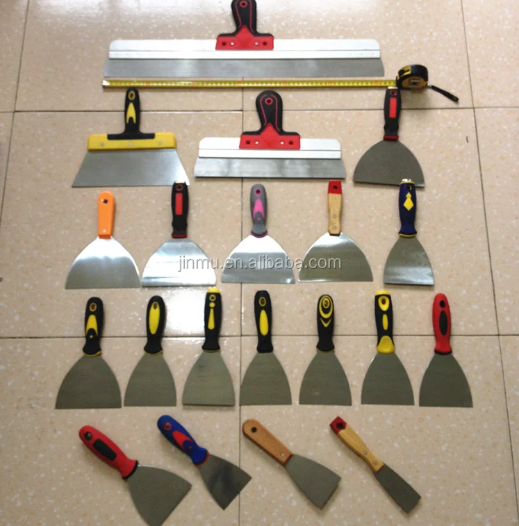  Разные типы пластиковая ручка лезвие из нержавеющей стали скребок нож для шпатлевки