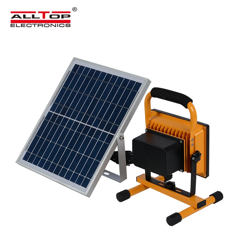 50w outdoor ip65 portable rechargeable led solar powered flood lights