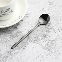 Factory Hot 304 Stainless Steel Small Coffee Spoon Delicate Ice Cream Soup Honey Spoon