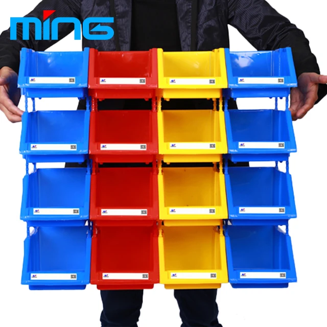 Warehouse Organizer Plastic Stacking Accessory Storage Screw Bin Box