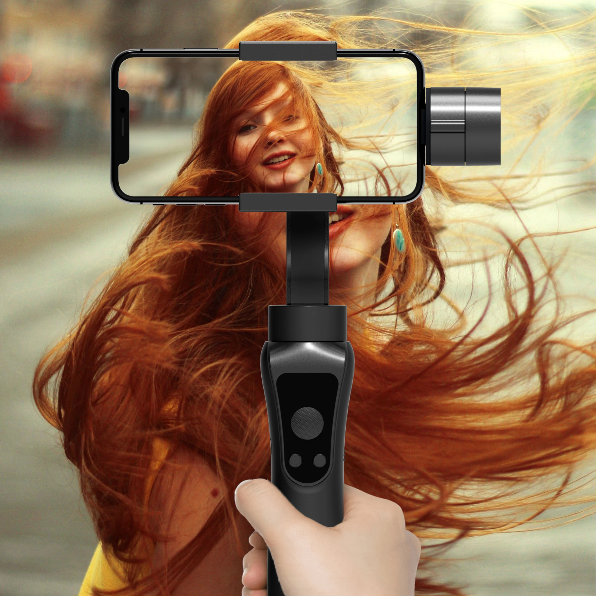 
hot sell filmming gimbal stabilizer for smartphone and sport camera 