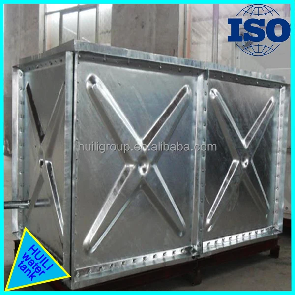 Горячеоцинкованный стальной модульный резервуар для воды для сельского хозяйства 500 10000 литров Гальванизированный резервуар для Малайзии