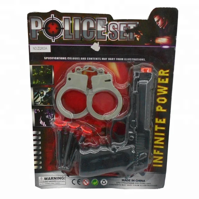 Plastic soft dart gun/police play set toys /boys toy for kids