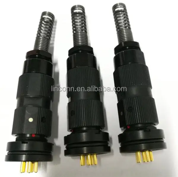 amphenol industrial conectores U-329 6pin audio military connector mates with U-283