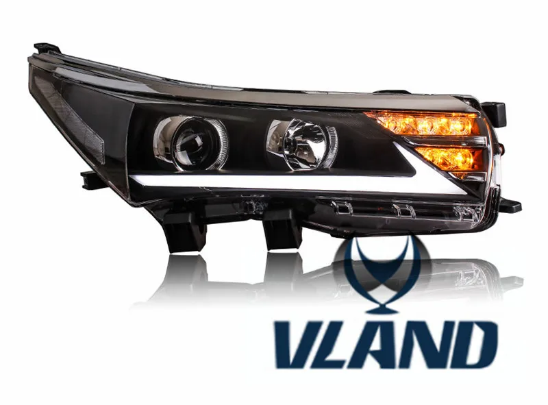 Vland Factory Car Headlamp For Corolla Altis LED Head Lamp 12V 35w Auto Headlight Front Lamp 2014-2016 New Design