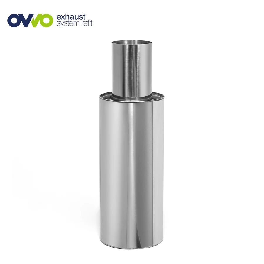 
Professional Burnt Blue 201/304 Varnish 63mm Electrical Exhaust Muffler Universal Car Motorcycle Muffler 