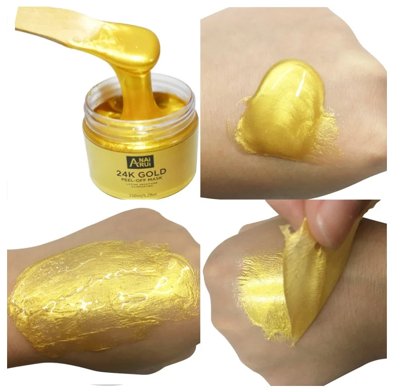 Top Sale Fast delivery Magic Korean Facial Mask Collagen Crystal 24k Gold Nano-Fiber Facial Mask Wholesale