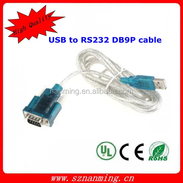 Высокое качество USB 2.0 для RS-232 последовательный DB9 9 контакт. адаптер дата кабель