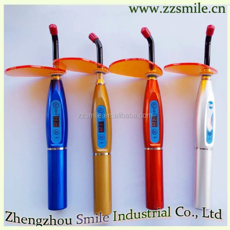
Rainbow LED Curing Light/Colorful Plastic Wireless Dental Light Cure Unit 