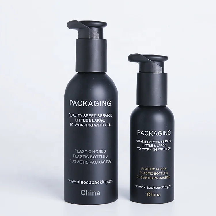 
Low profile personal care custom size emulsion packaging bottle 