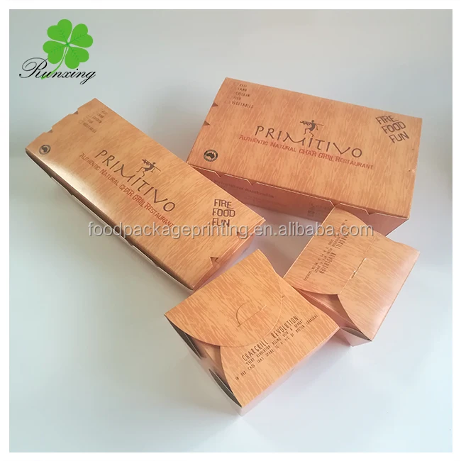 High Quality Disposable burger Boxes Burger Paper Holder,Paper Food Tray