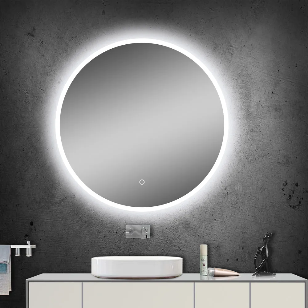 
Bathroom Backlit LED mirror with touch switch 