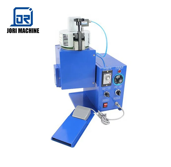 Small Blue Hand Operation Hot Melt Glue Application Machine