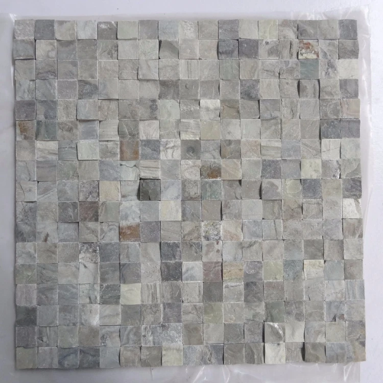 bathroom accessories green indoor stone mosaic