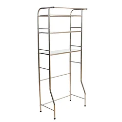 Bathroom Storage Rack 3-Tier Steel Over Toilet Rack