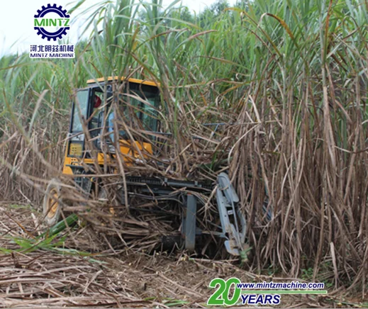 mini sugarcane combine harvester