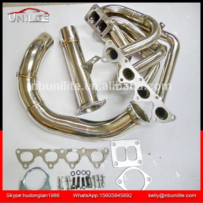 J2 ENGINEERING FOR H ONDA B-SERIES CAST STAINLESS STEEL TOP-MOUNT TURBO MANIFOLD